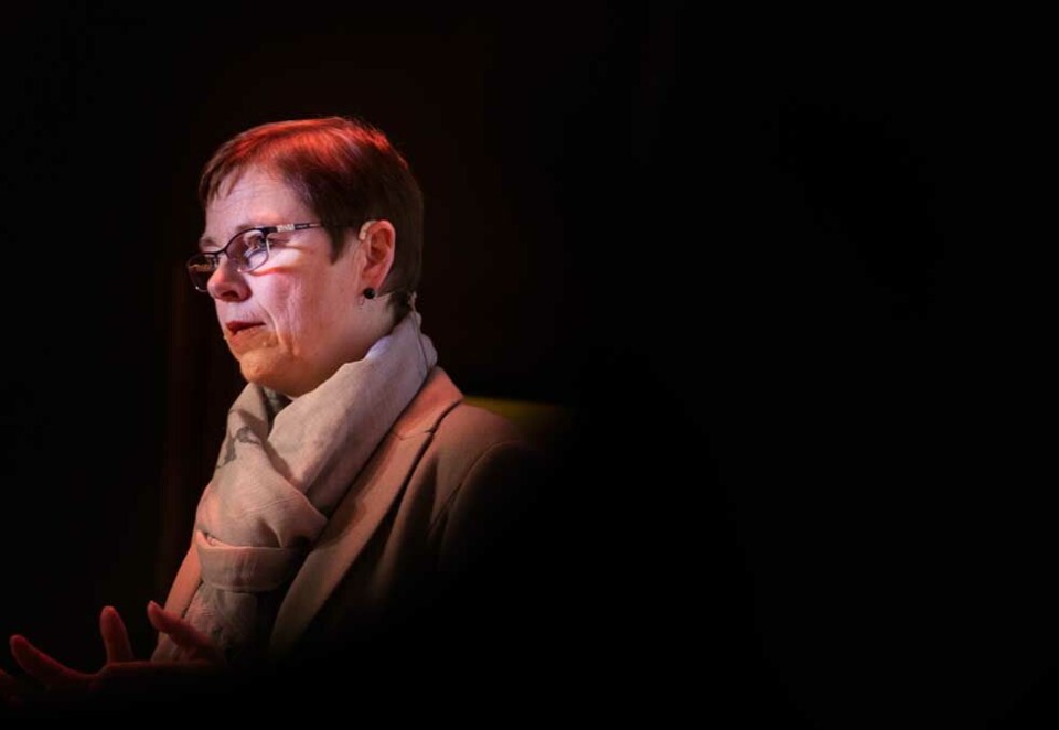 Usikker: Direktør i Medietilsynet, Mari Velsand, forteller til Kampanje at de skal gå gjennom Datatilsynets vurderinger om Facebook-bruk, men innrømmer at kanalen er viktig. - Har vært en viktig kanal for oss, sier Velsand. Foto: NTB/Scanpix.