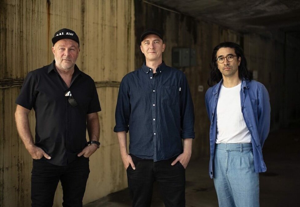 Galleri-gründere: Galleri-gründerne Rune Roalsvig, Thomas Askim og Jo Morten Weider trekker en rød tråd mellom kunst og reklame: - Det er helt klart beslektet ved at god reklame også handler om kreativitet, idéer og håndverk, sier Rune Roalsvig.