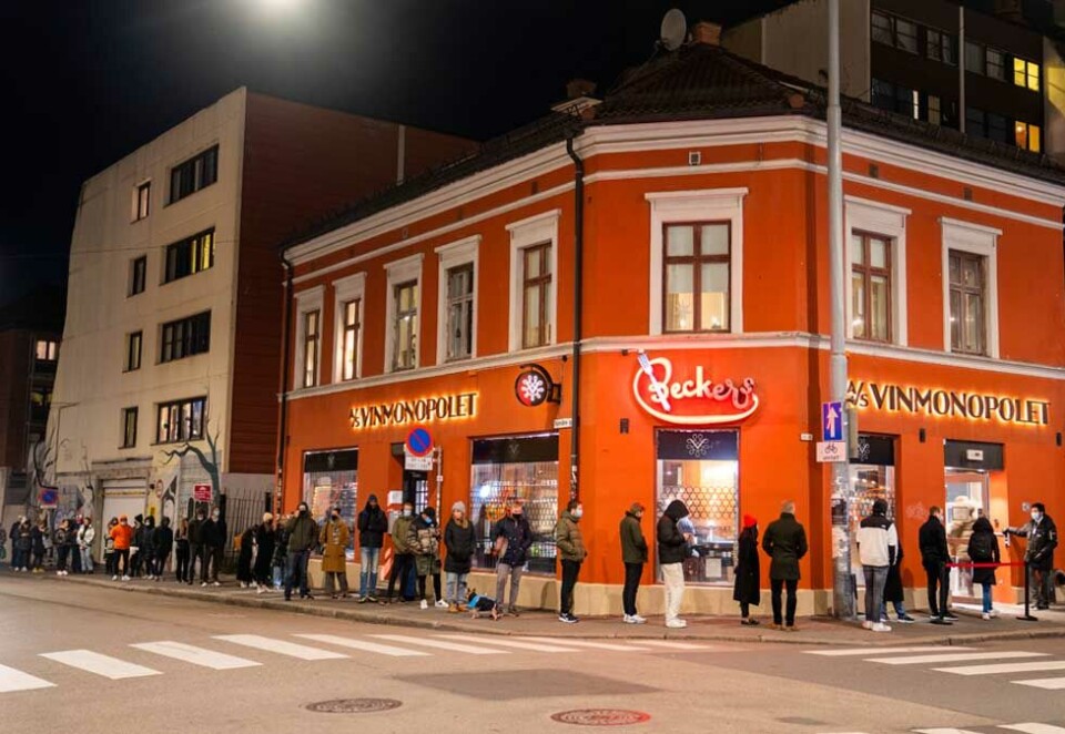 Tjente godt: Vinmonopolet tjente rekordmye under koronapandemien og nå skal det feires. - Det koster å gjennomføre et arrangement for så mange mennesker, sier Halvor Bing Lorentzen, direktør for kommunikasjon og samfunnsansvar. Foto: NTB