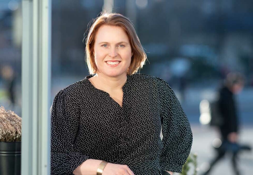 Stepper inn: PR-rådgiver Kristine Meek tilbringer halvparten av uken hos TV 2, som for tiden står uten kommunikasjonssjef.