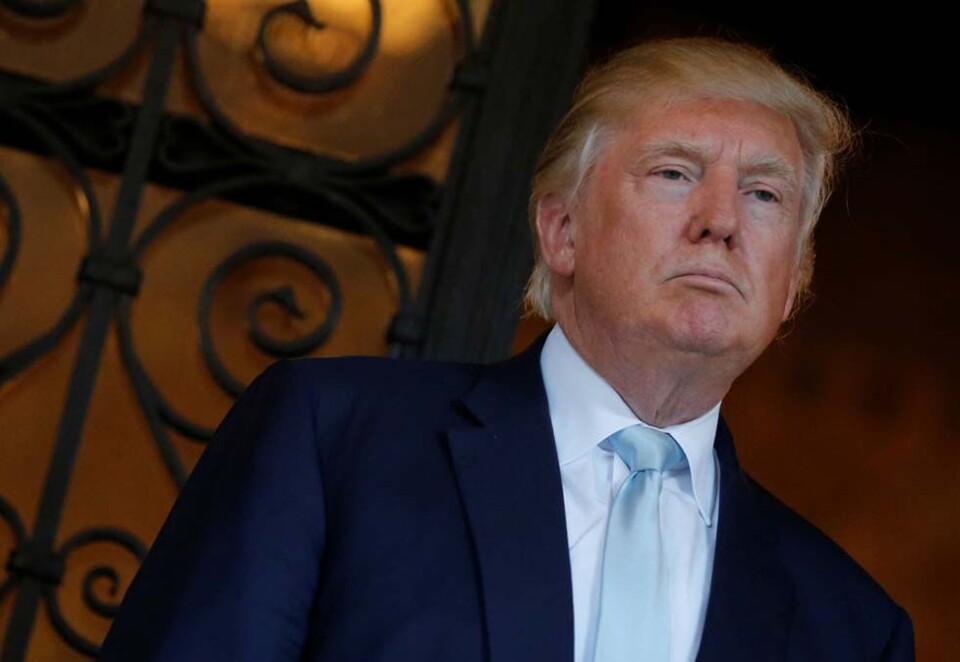 Vil tvitre: Påtroppende president i USA, Donald Trump, insisterer på å kunne fortsette å tvitre som president. Foto: Reuters/NTB Scanpix