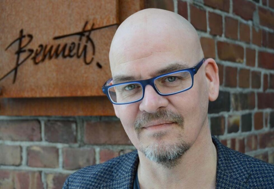 Tror på 2016: Bennett-sjef Nils Heldal kan fornøyd konstatere at byrået slo januar-budsjettet med 30.000 kroner. Det gjør ham optimistisk: - Jeg tror 2016 kommer til å bli bra, sier han. Foto: Hilde Nyman