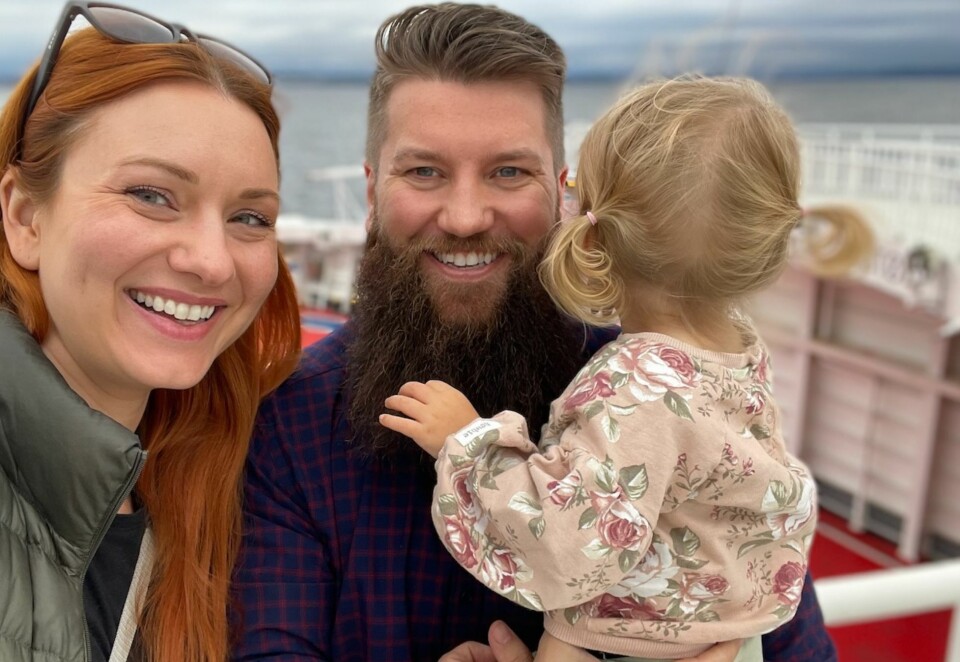 Selger norske produkter: Sammen med kona har Tom Børvan eid domenenavnet «Made in Norway» i flere år. Foto: Privat