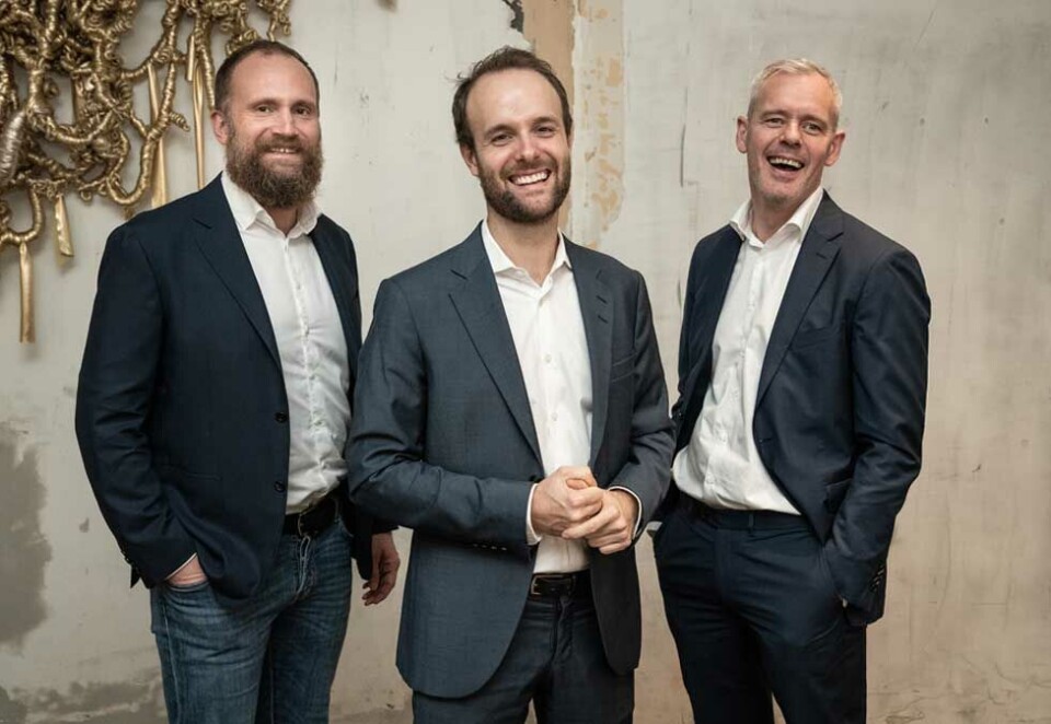 Ser lysere på 2021: Kjell Martin Nerstad i videoselskapet Seen hentet nylig inn 18 millioner kroner i en emisjon med tanke på ytterligere vekst. Prisingen var langt høyere enn emisjonskursen for ett år siden, noe Storm Communications-partnerne Marius Parmann og Per Valebrokk kan glede seg over.