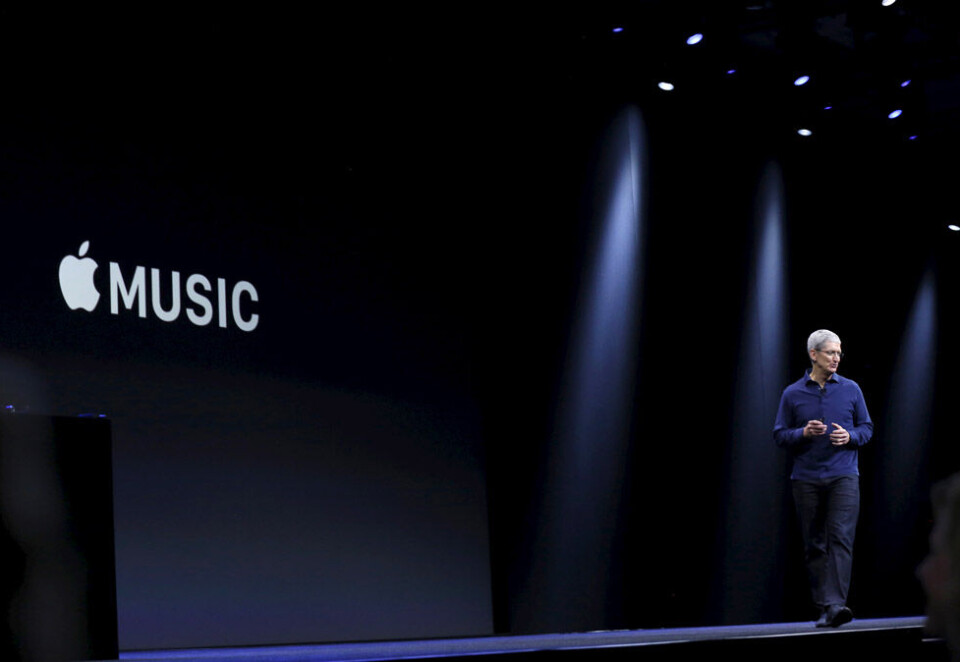 Satser på radio: Verdens mest verdifulle selskap, amerikanske Apple lanserte denne uken en ny musikktjeneste kalt Apple Music. En 24-timers radiokanal blir en del av tilbudet. Foto: Scanpix