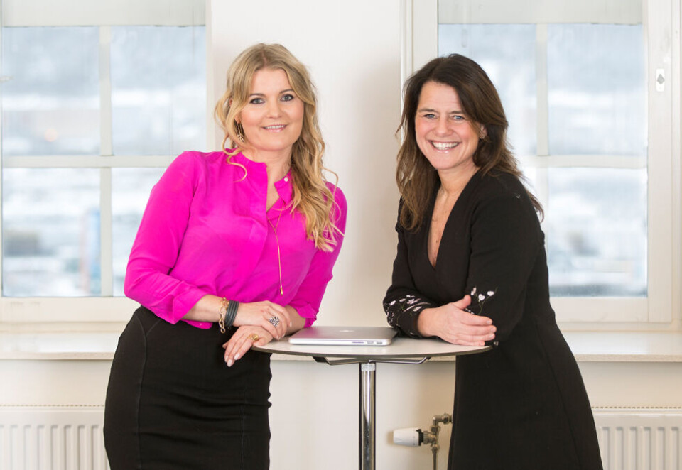 Fant sammen: Adina Broady Aasebø (til venstre) ble før jul hentet til Cloud Media og ble dermed gjenforent med en kollega fra Aller Media-tiden, toppsjef Berit Wattne. - Det er vel 15 år siden vi ble enige om at vi en dag skulle jobbe sammen, og slik gikk det, sier Wattne.