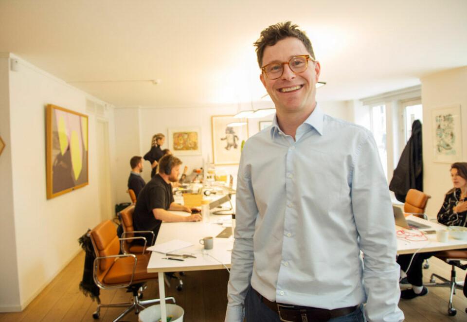 Tar kontroll: Til tross for store interne omorganiseringer og en stor sammenslåing av byråer, vil Ahead-sjefen Kjetil Botten Skogly være med på etaberlingen av det nye reklamebyrået 11: 11. Han tar 50,1 prosent av aksjene. Foto: Eivor Eriksen.