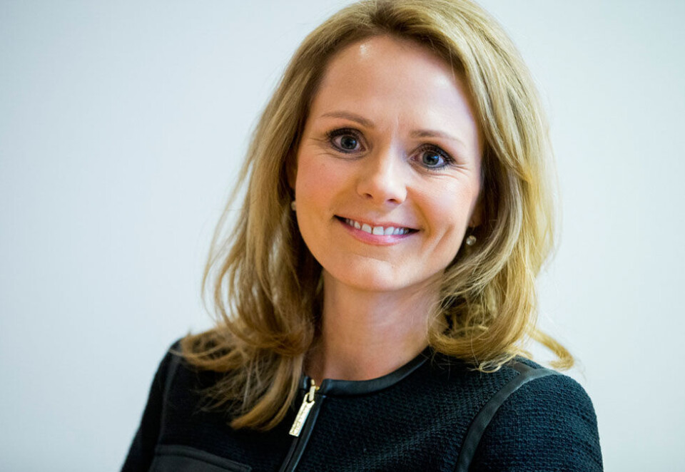 Nærmer seg utlysning: Lite ville overraske dersom kulturminister Linda Hofstad Helleland lyser ut den nye avtalen knyttet til kommersiell allmennkringkasting i forbindelse med mediekonferansen Nordiske Mediedager i Bergen. Foto: Scanpix.