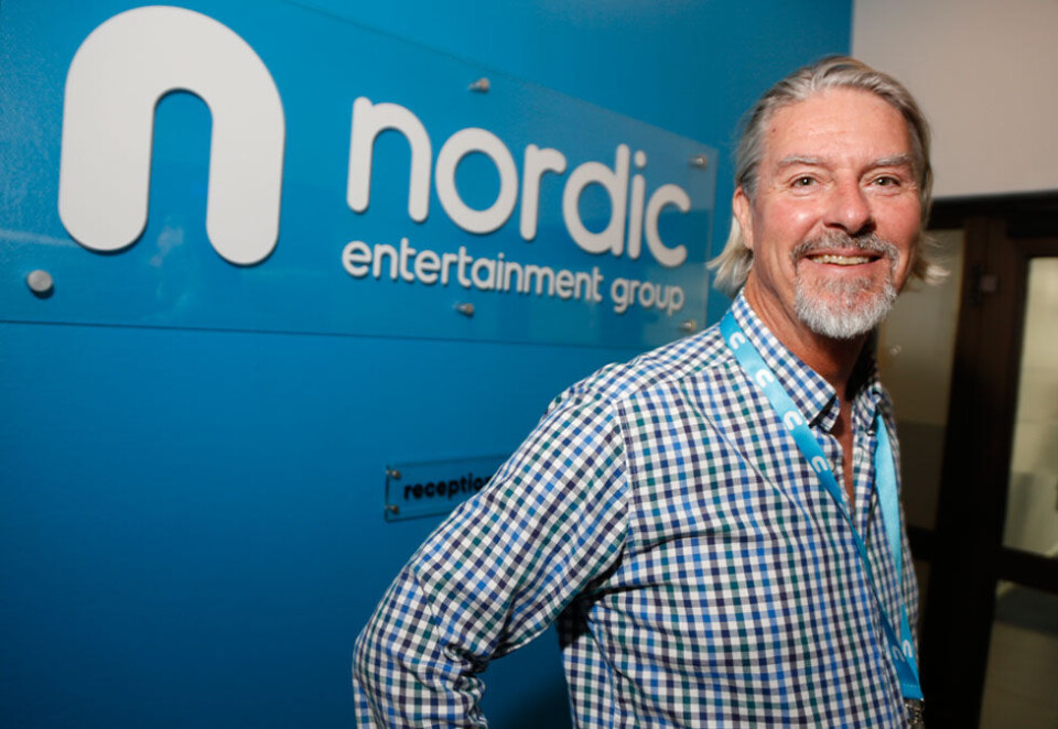 Nyoppusset mediehus: Malingslukten satt i gangene da Kampanje besøkte Nordic Entertainment Group og norgessjef Morten Aass. Men den første uken som nytt selskap har ikke bare handlet om oppussing. Foto: Eivor Eriksen.