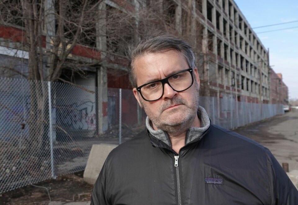 I Detroit: I «UXA» følger vi Seltzer på reise gjennom rustbeltet i nord, storbyene på østkysten og landbruksområder i midtvesten. Foto: Jørn Norstrøm / NRK