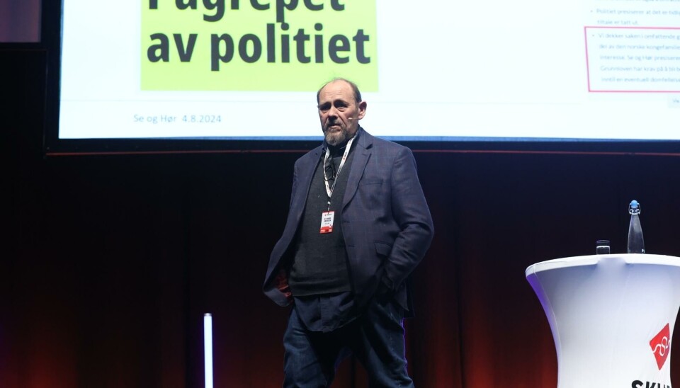 Sjefredaktør Ulf André Andersen i Se og Hør skal ifølge VG være involvert i en ny bok om Marius Borg Høiby. Her Andersen på Skup-konferansen i Tønsberg tidligere i år.