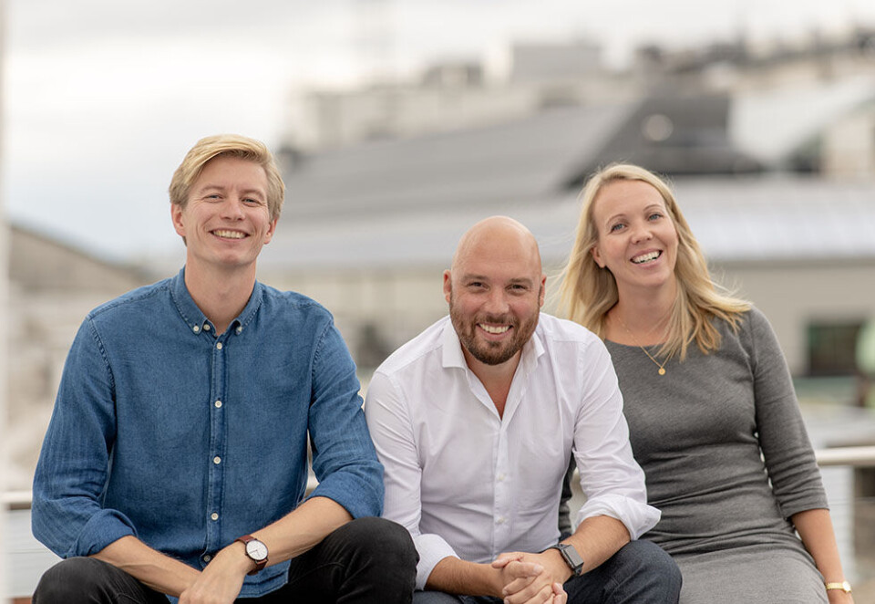 Kantar-rådgivere: Fra venstre: Anders Bakke Ingebrigtsen, Jonathan Coham og Lene Leikvoll.