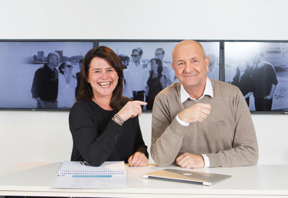 Klar for content-byrå: Berit Wattne Andsem blir kommersiell direktør i Cloud Media. Her sammen med partner og markedsdirektør Tom Bye Johansen.