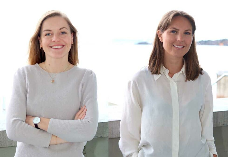 Nye i PR-bransjen: Julie Skogheim og Tone Vesterhus starter opp i PR-byrået Corporate Communications.