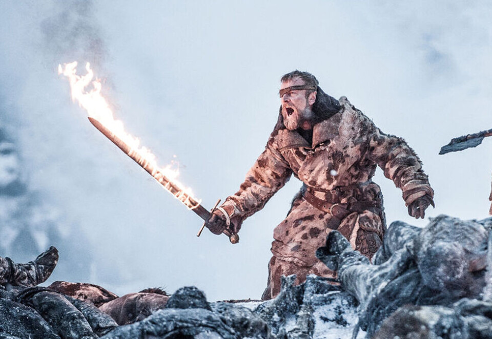 Strømmesuksess: «Game of Thrones»-skaperne skal til Netflix. Her ser vi Richard Dormer i rollen som Beric Dondarrion i den populære fantasy-serien. Foto: HBO Nordic