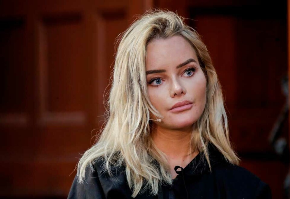 Taus: Et bilde Sophie Elise publiserte og deretter slettet fra Instagram har utløst en av tidenes største klagestormer til Kringkastingsrådet. Vidar Ruud/NTB