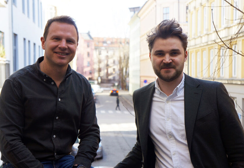 På vennejakt: Jakob Skåltveit (til venstre) og Arvid Cedergren har sluttet i Making Waves. Nå vil de bli markedets vennligste byrå.