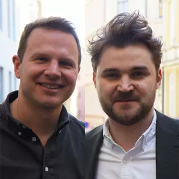 Jakob Skåltveit og Arvid Cedergren 