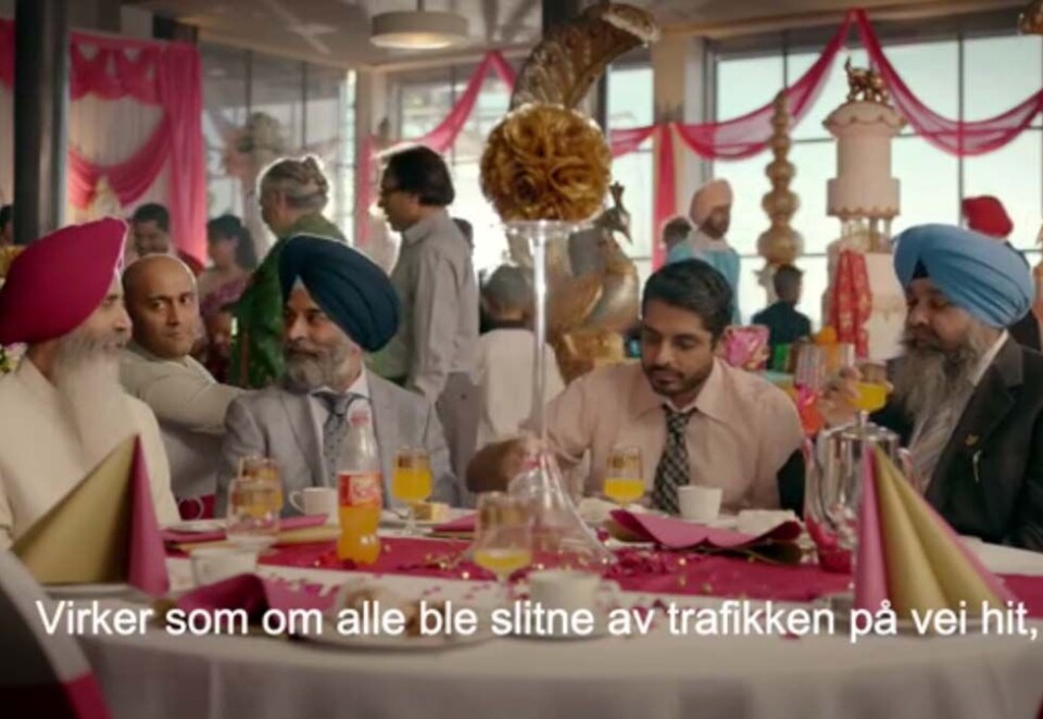 Turban: Forfatter Umar Ashraf mener de nye reklamefilmene til Solo er stereotype, men samtidig på riktig vei.
