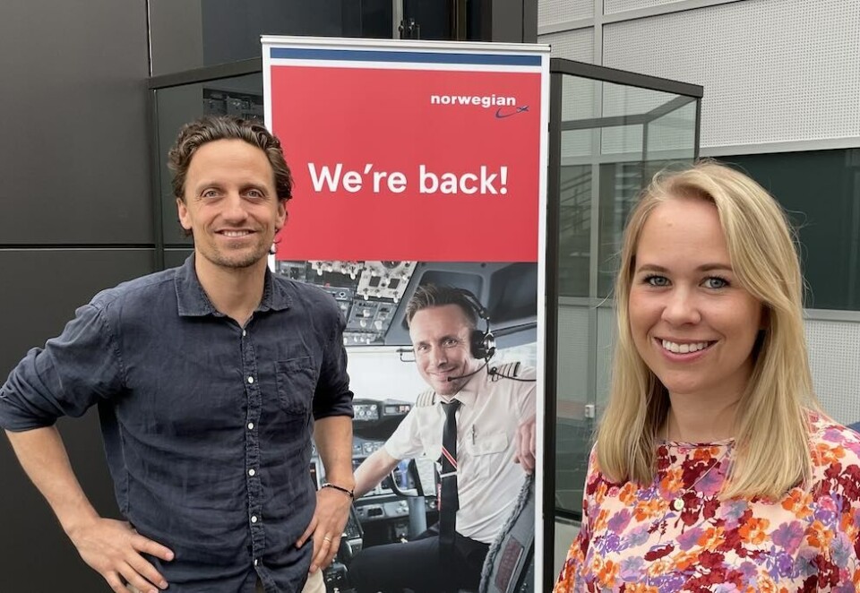 Back in business: Det ser lysere ut enn på lenge for markedsavdelingene rundt omkring i den norske reiselivsnæringen. Denne uken startet Norwegian opp annonseringen igjen med følgende budskap: «We're back». - Vi har overlevd og kommet ut av det som et styrket, men mindre selskap.
