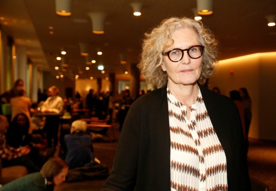 Håndterer mediestormen: - Den viktigste jobben med krisehåndtering gjør man egentlig når det ikke er krise, sier NAVs kommunikasjonsdirektør Hege Turnes. Siden slutten av oktober, da NAV-skandalen ble gjort kjent, har hun hatt hovedansvaret for NAVs kommunikasjon om trygdeskandalen. Torsdag snakket hun på Kommunikasjonsdagen. Foto: Eivor Eriksen
