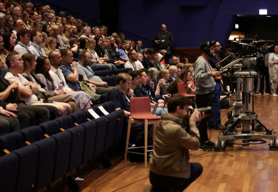 Journalistkonferanse: Denne helgen var norske journalister samlet på den store konferansen Skup i Tønsberg. Der ble også de beste gravesakene kåret. Foto: Eivor Eriksen.