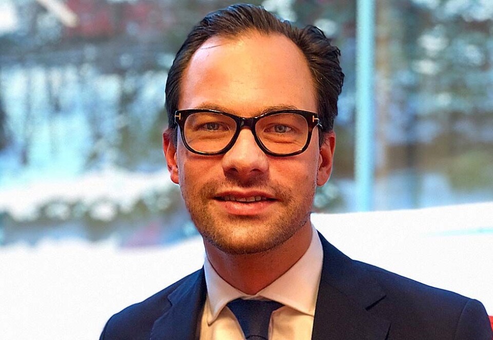 Bytter ut bank med nettavis: Leder for medieinvesteringer i Storebrand, Andreas Størmer-Nilsen, skiller lag med banken og forsikringsselskapet han har jobbet for de siste årene. Ny jobb i Nettavisen fristet mer. Foto: Eivor Eriksen.