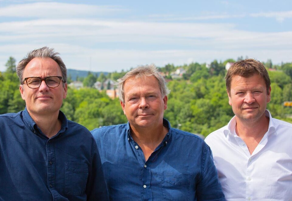 Satser digitalt: JCDecaux-toppene Torgeir Johannessen, Øyvind Markussen og Jo-Øystein Slinde har satser mer og mer på digitale flater og