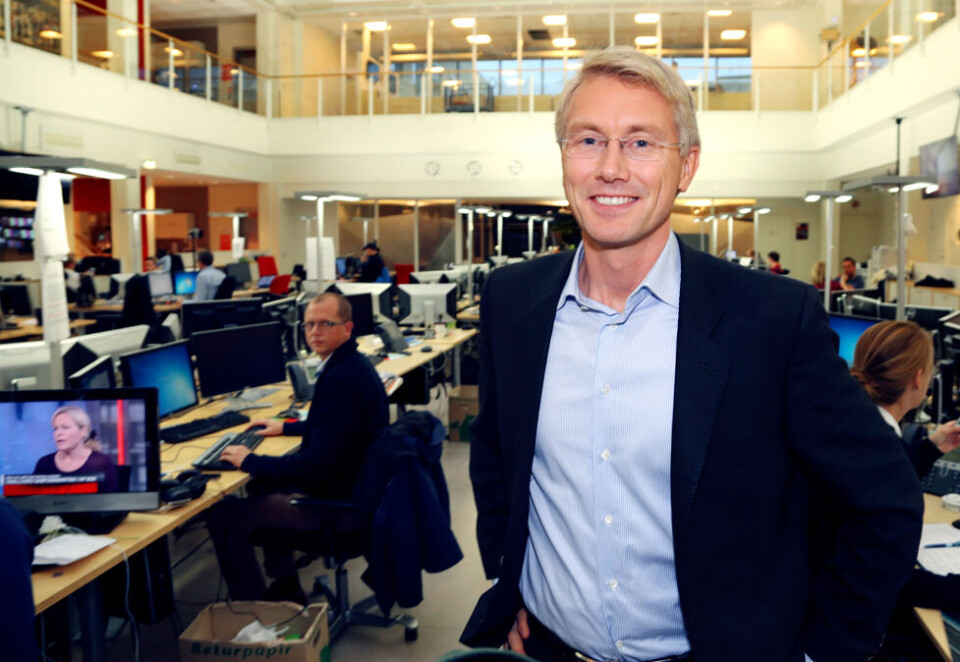 - Kan ikke vedvareTil sommeren er det Tour De France og TV 2-sjef Olav Sandnes sier han har de samme utfordringen som det NRK har med vinteridretten. Discoverys sportssatsing skaper hodebry. - Det kan ikke vedvare, sier Sandnes.