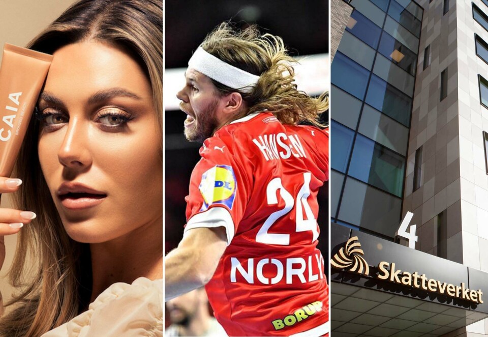 Nordisk nyhetssveip: I vår nye «Nytt fra Norden»-spalte tar vi en sving innom svenske nettbutikker som influencer Bianca Ingrossos sminkemerke Caia Cosmetics, den danske håndballspilleren Mikkel Hansen og alle reklamebyråene som skylder den svenske skatteetaten penger. Foto: Foto: Caia Cosmetics/Ernst Van Norde/Fialotta Bratt.