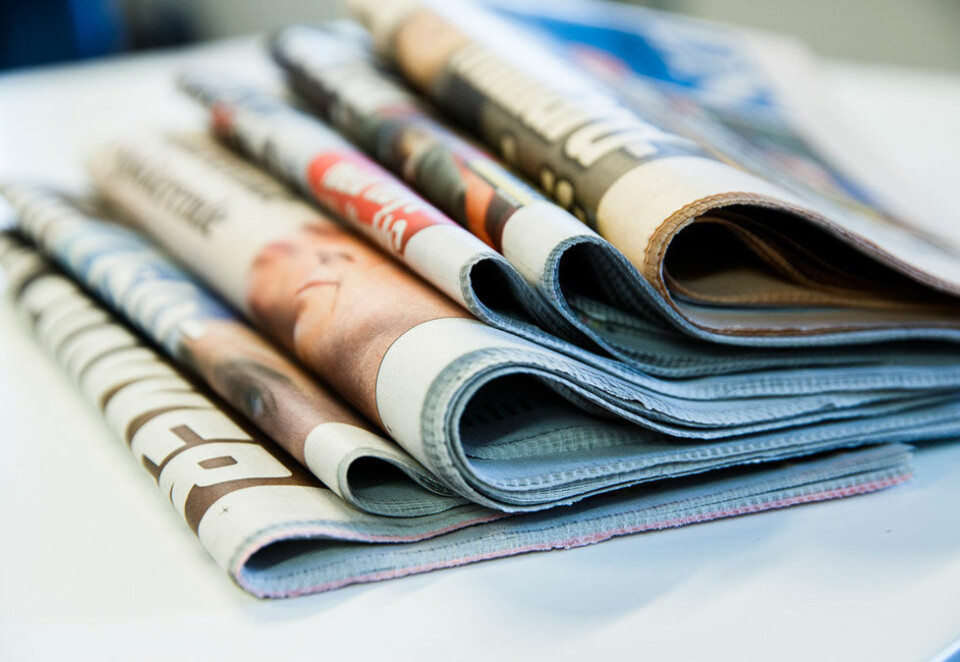 Støtte: Totalt 163 aviser har i år søkt om støtte fra Medietilsynets største mediestøtteordning. Årets pott til fordeling er 390 millioner kroner. Foto: Scanpix
