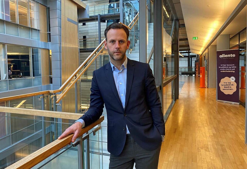 Allente-sjefen: Jonas Gustafsson er administrerende direktør i Allente i Norden. Foto: Knut Kristian Hauger.