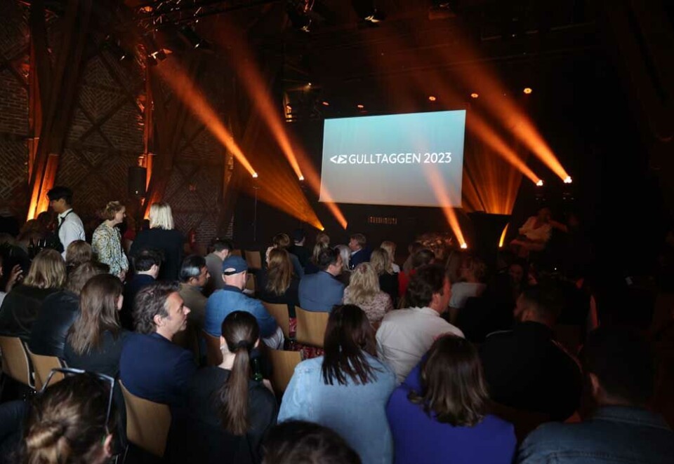 Fjorårets Gulltaggen Awards. Foto: Eivor Eriksen.