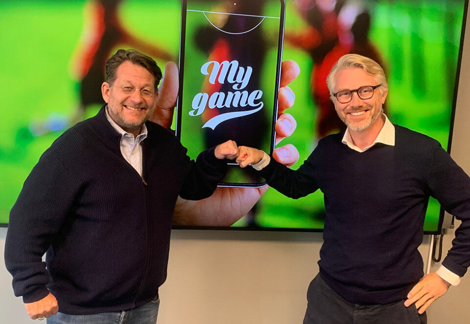 Gamle erkerivaler: De to gamle TV-rivalene Harald Strømme og Olav Sandnes har funnet sammen i det nye selskapet MyGame.
