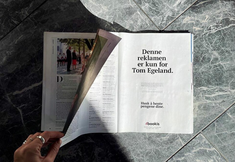 Eksklusiv annonse: Ekstremt smale og personaliserte budskap ble løsnningen når Bookis skal dele ut 600.000 i Royalties på brukte bøker til norske forfattere.