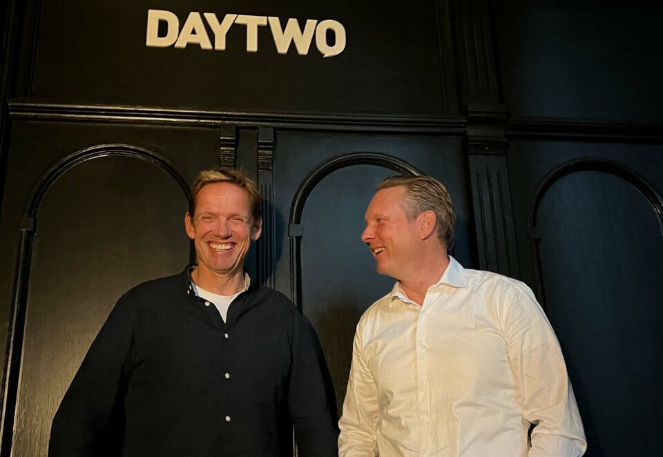 Startet opp Daytwo: Sammen med partner Mathias Friis startet Børge Vike Sandengen opp det digitale reklamebyrået Daytwo. I dag satser de mer og mer på design og teknologi og dermed peker også tallene oppover.