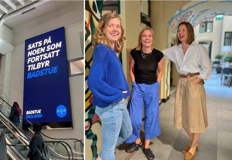 Benytter muligheten: Når Sats må stenge sine badstuer, håper gjengen i Kok at kundene deres heller tar turen til dem. Foto: Kok