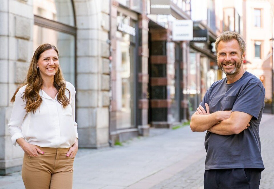 Får B2B-ansvar: Christina Odéen får hovedansvaret for satsingen på B2B-kommunikasjon i Try Råd. Her er hun med partner Torgeir Micaelsen, som er ansvarlig for satsingen Try Råd har mot teknologibedrifter.