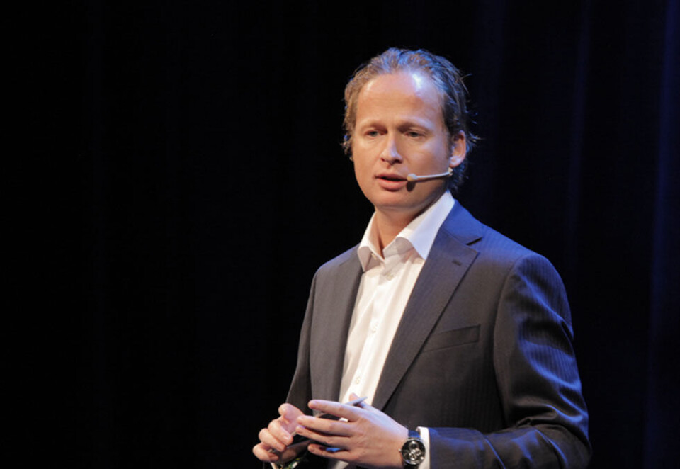 Pengene triller inn: Konsernsjef i Omnicom Media Group, Espen Klepper, kan konstatere at byrågrupperingen nå har levert overskudd 20 år på rad. Aldri før har konsernet hatt større overskudd enn det de leverer i 2023.