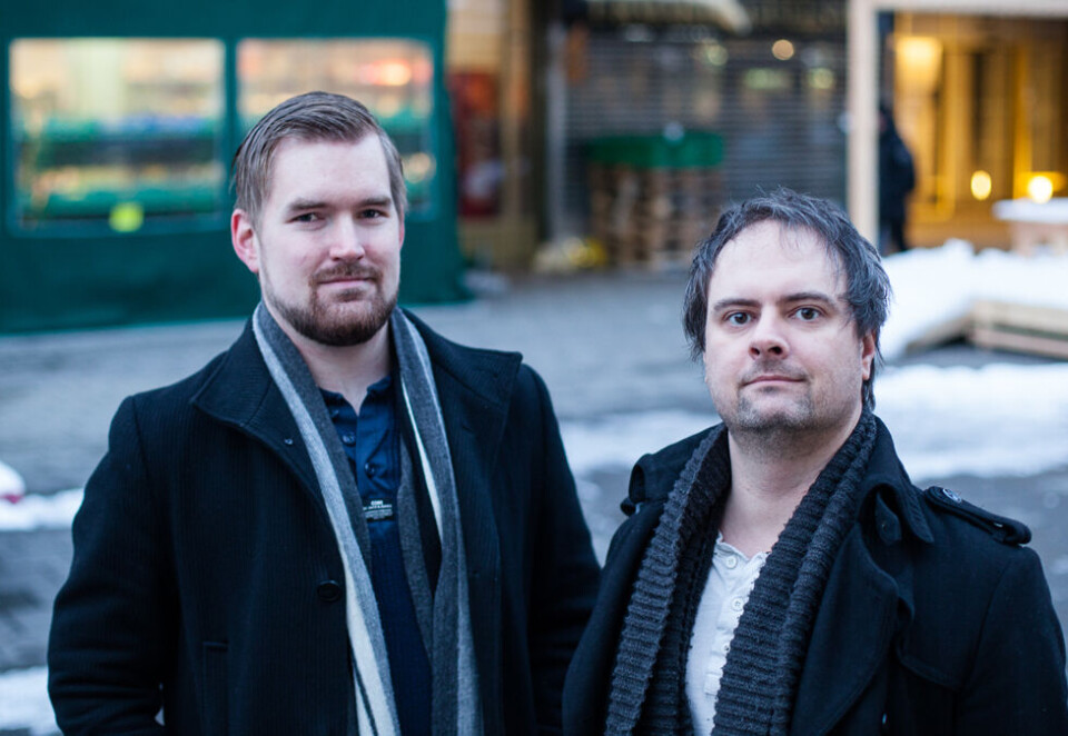 Vil stå på egne bein: Erik Fossum (til venstre) og Jarle Hrafn Grindhaug skal drive Pressfire alene etter å ha vært under Dagbladets vinger i flere år.