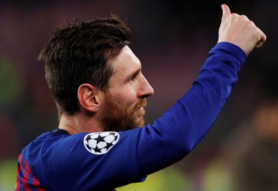 Barcelona's stjernestpiller Lionel Messi. Foto: NTB Scanpix/REUTERS