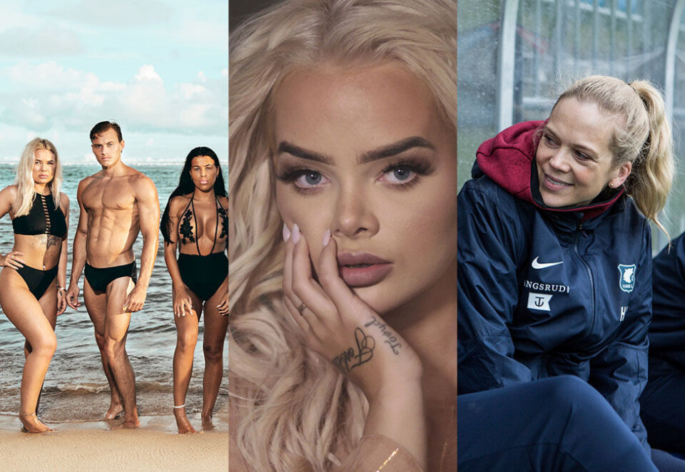 Discoverys «Ex on the Beach» og TV 2s «Sophie Elises verden» er begge favoritter når nordmenn skal strømme, men ingen samler flere seere enn «Heimebane» på NRK. Foto: Toke Mathias Riskjær/Bjørn Wad/Matias Myklebust.
