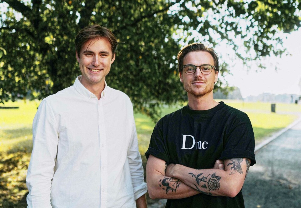 Torkel Skjolden (til venstre) og Marcus Hassel har markert seg i reklamebransjen etter at de gikk ut av Westerdals for seks år siden. De siste tre årene har de jobbet i Try.