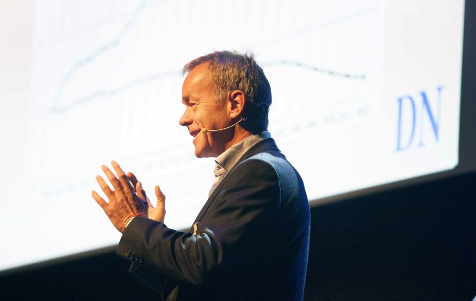 Papirveksten stopper: I 2000, da Amund Djuve overtok som sjefredaktør, hadde Dagens Næringsliv et opplag på 71.364 eksemplarer. I 2012 var opplaget på 82.889, som er en vekst på 16,1 prosent siden årtusenskiftet. I fjor falt papiravisens opplag. Foto: Eivor Eriksen