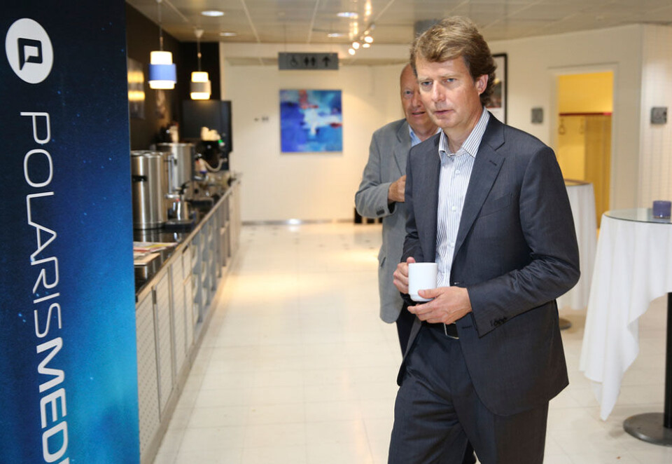 Styrker seg i vest: Konsernsjef Per Axel Koch utvider mediehusporteføljen med seks aviser på Vestlandet gjennom et samarbeid med Schibsted. Foto: NTB