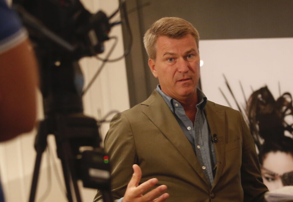 Må tråkke på bremsen: Konsernsjef Anders Jensen i Viaplay Group er ikke fornøyd med utviklingen på det norske markedet. Nå vil han bruke mindre penger. Foto: Eivor Eriksen