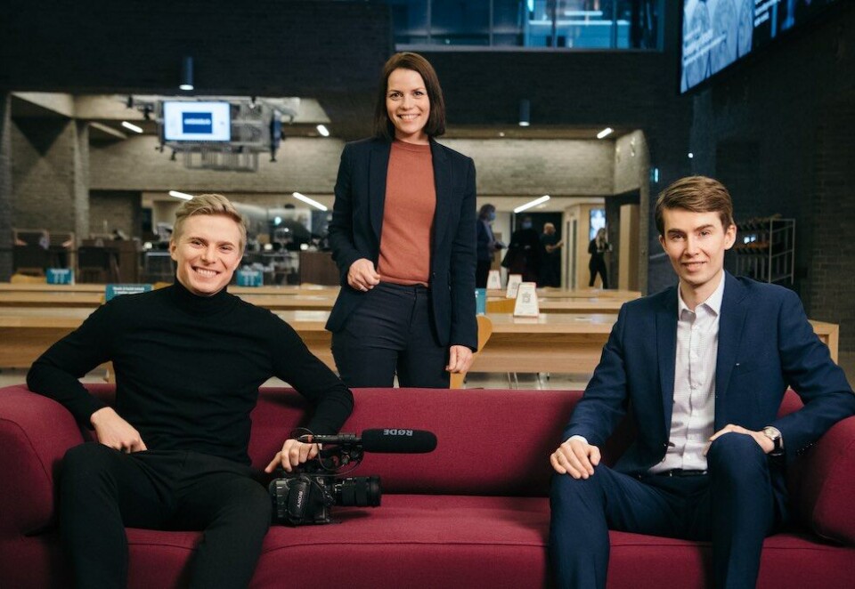 Nye ressurser i DNB: Fra venstre: Edvard Arntzen Karijord, Vibeke Hansen og Stål Ulvin Garberg