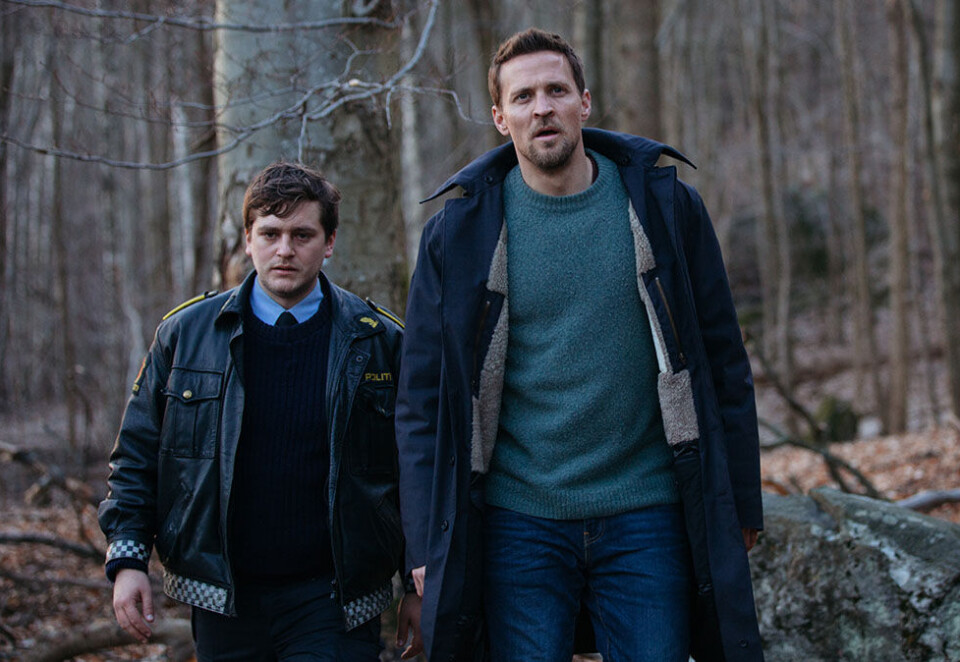 Tar hovedrollen: Tobias Santelmann (til høyre) spiller hovedrollen i «Grenseland», og hadde også en rolle i TV 2s forrige store dramasuksess «Frikjent». Foto: TV 2.
