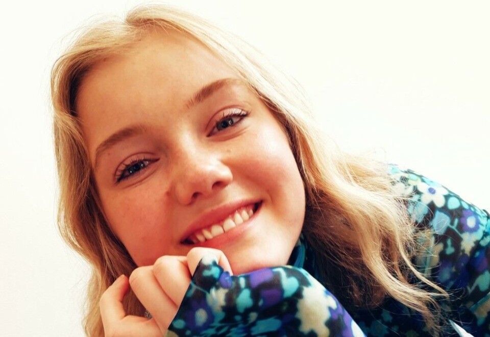 Artisten bak låta: Anne Marte Kuijpers Jørgensen (17) synger låten «I go Solo» som brukes i de nye sommerfilmene til Solo.. I filmene viser Solo hvordan det i noen tilfeller kan lønne seg å tørre å være seg selv .