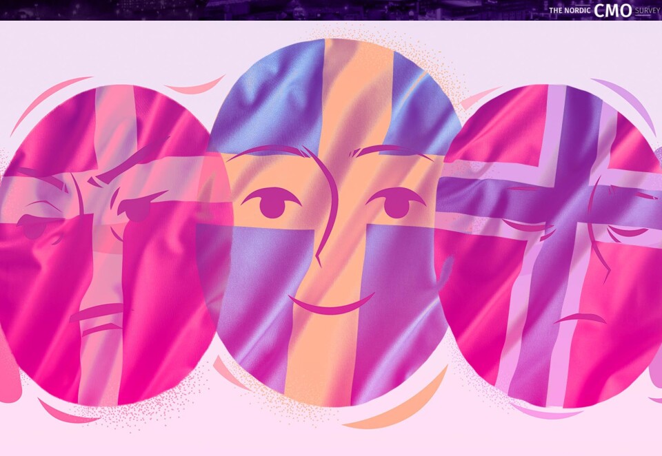 Forskjellige markedssjefer: Selv om det er flest likheter er det også noen tydelige forskjeller på markedssjefene i Norge, Sverige og Danmark. For ifølge undersøkelsen The Nordic CMO Survey har både den norske, svenske og danske markedssjefen noen særegenheter. Foto: Illustrasjon Resumé.